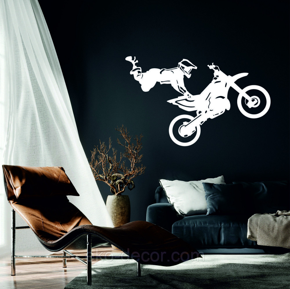 Декоративне настінне Панно «Мотофрістайл», Декор на стіну Київ - фото 1