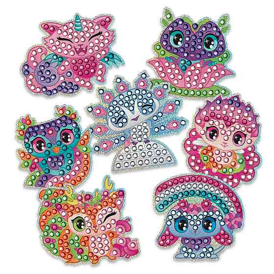 Набір для створення стикерів з алмазною мозаїкою – Космічні улюбленці Дніпро