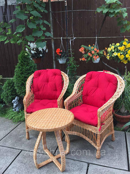 Набор мебели из лозы с подушками Киев - изображение 4