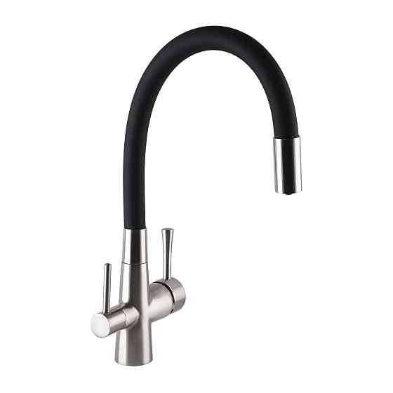 Смеситель для кухни под осмос Globus Lux LAZER GLLR-0903-8-STSTEEL (000022997) Киев