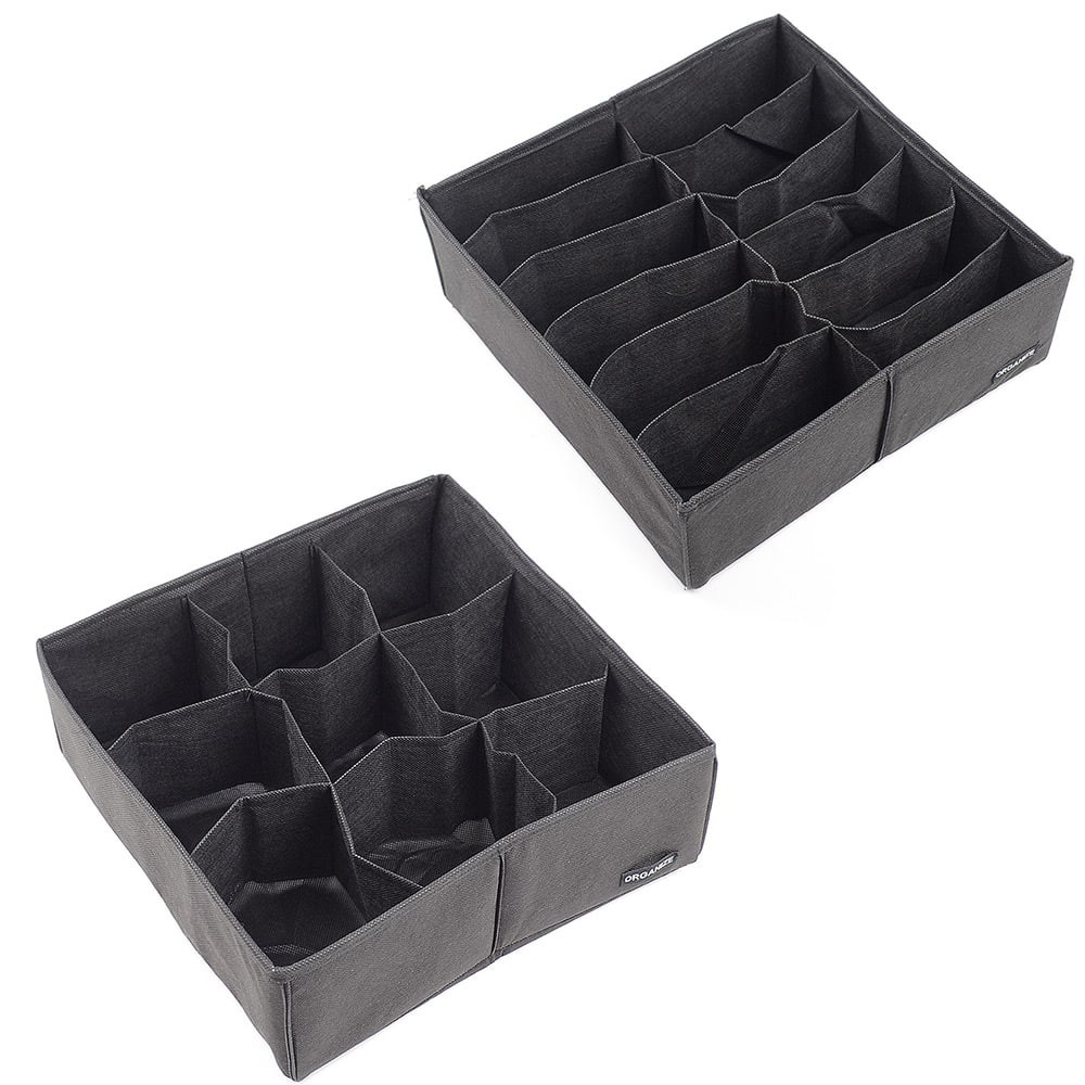 Набор органайзеров для нижнего белья 2шт blk002 (Черный) Сумы - изображение 4