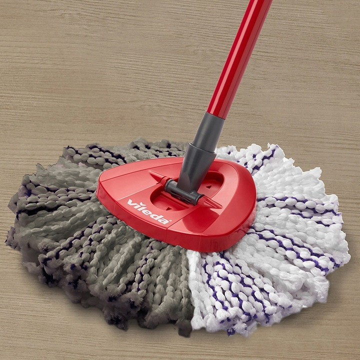 Запасна Насадка кругла із мікрофібри для швабри моделі 167751 Vileda "Turbo 3в1" Нововолинськ - фото 9