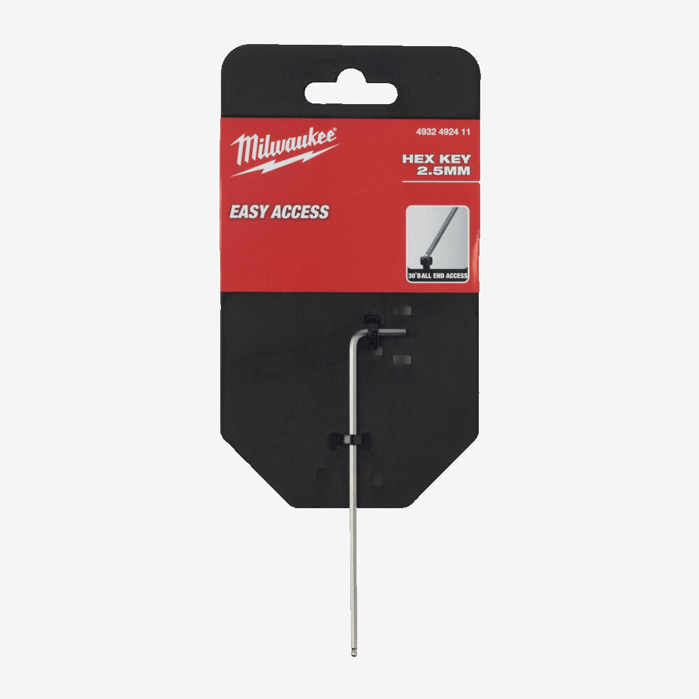 Ключ L-образний HEX хромований MILWAUKEE, 2,5мм Одеса - фото 2
