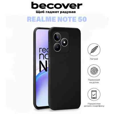Чехол для мобильного телефона BeCover Realme Note 50 Black (711181) Винница
