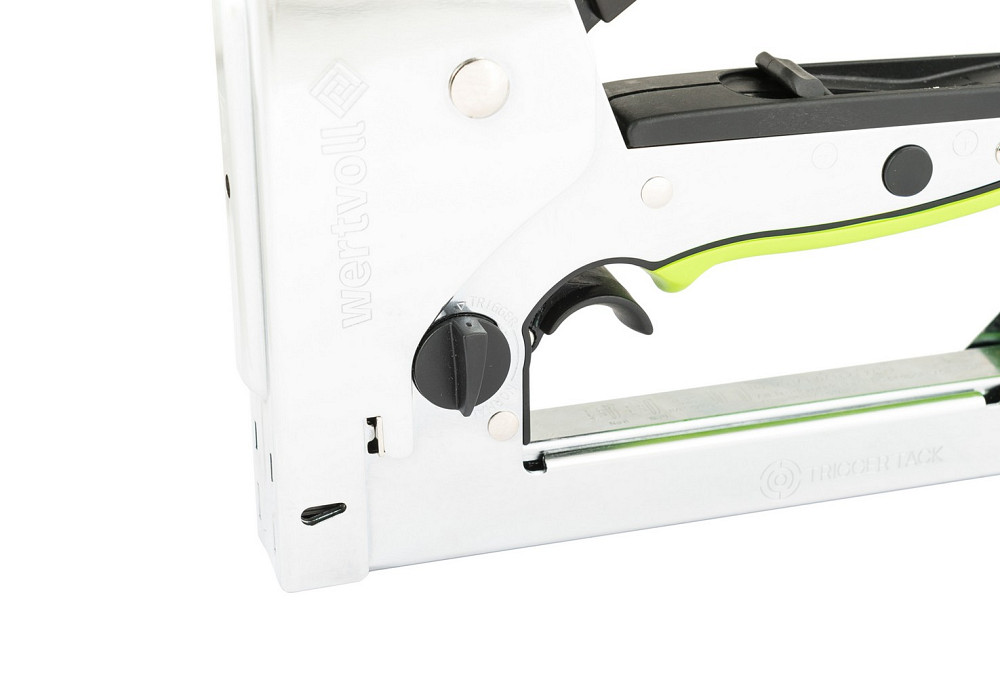 Степлер тригерний ресорний WERTVOLL 3-В-1 скоба R53 4-14мм/шпилька 14 мм/цвях 14 мм корпус метал/ергоном TPR FX-1105 Коломия - фото 3