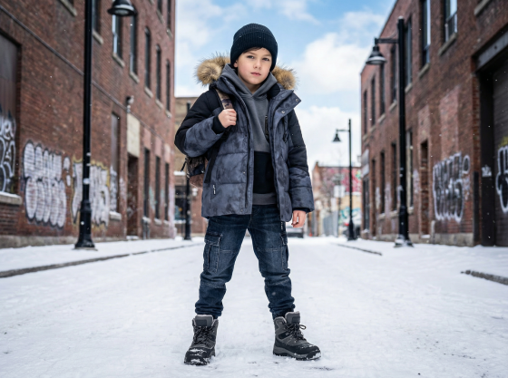 Детская зимняя курточка для мальчика варенка на холофайбере на 6,7,8 лет Николаев