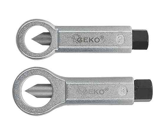 Набір Гайкорубів і Екстракторів "GeKo" гайок, болтів, шпильок, к-т 26шт. Стрый