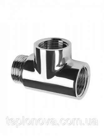 Трійник NAVIN для під'єднання ТЕНа, 1/2", хром Чернівці