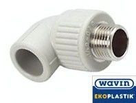 Колено с наружной резьбой 20*3/4 wavin ekoplastik Харьков - изображение 1