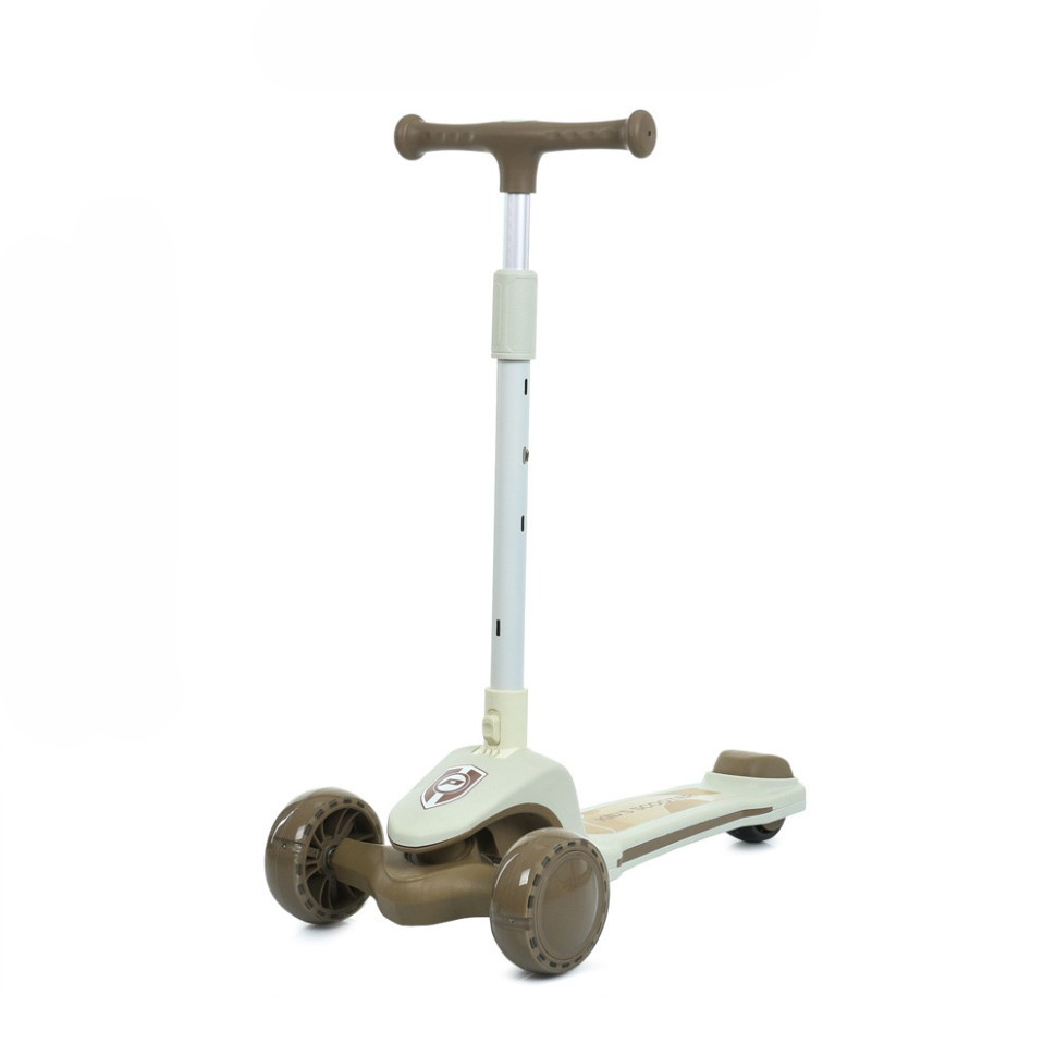 Самокат дитячий триколісний JR3-131-BRN, колеса зі світлом Вінниця - фото 1