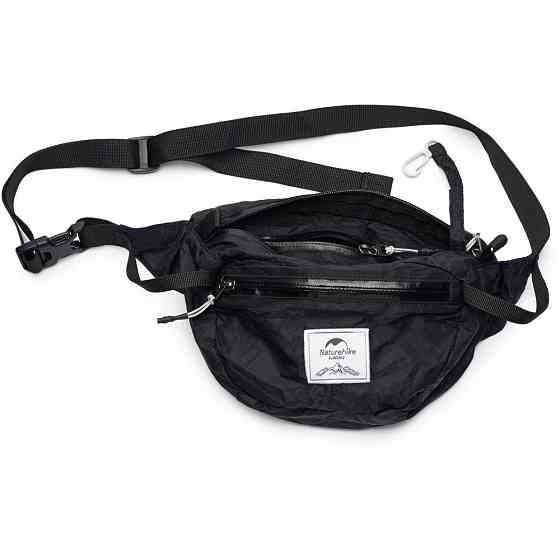 Сумка на пояс Naturehike DL-02 Ultralight Bag NH18B300-B, 6 л, чорний Киев