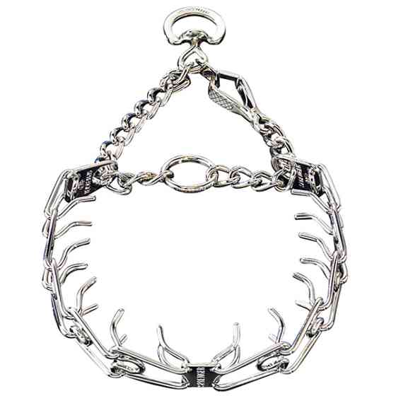 Sprenger Ultra-Plus Training Collar СПРЕНГЕР УЛЬТРА-ПЛЮС ПАРФОРС строгий нашийник-мартингал для собак, поворотне кільце, карабін-щипці, хромована стал Київ