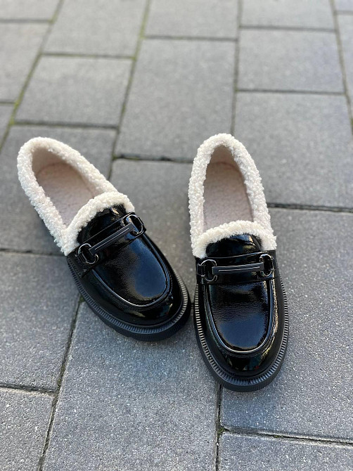 PLPS Лофери жіночі PLPS чорні шкіра лакована низький хід 36-41 ( -3) Коломыя - изображение 10