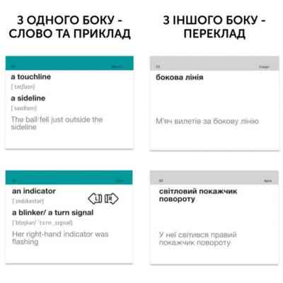 Навчальний набір English Student Картки для вивчення англійської мови English Student - British vs American English (укр.) (591226016) Вінниця