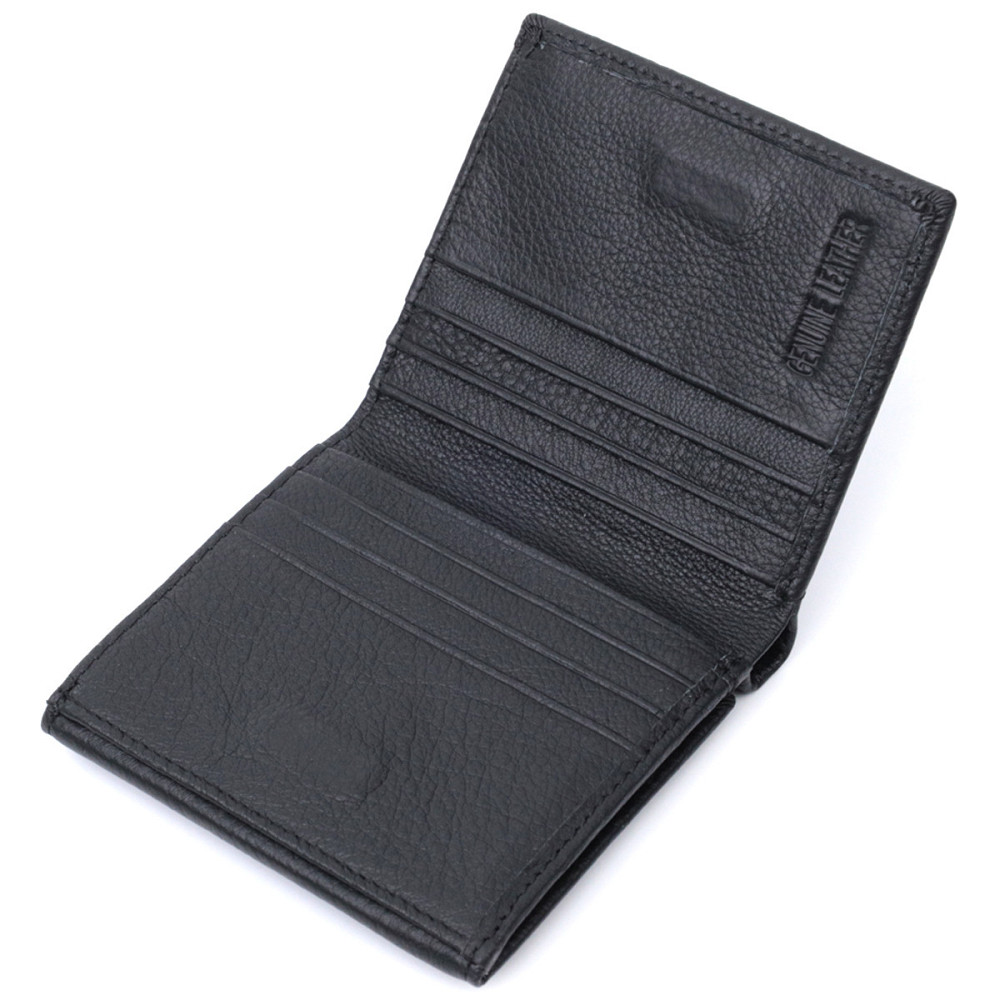 Красивый кошелек для женщин из натуральной кожи ST Leather 22709 Черный Киев - изображение 7