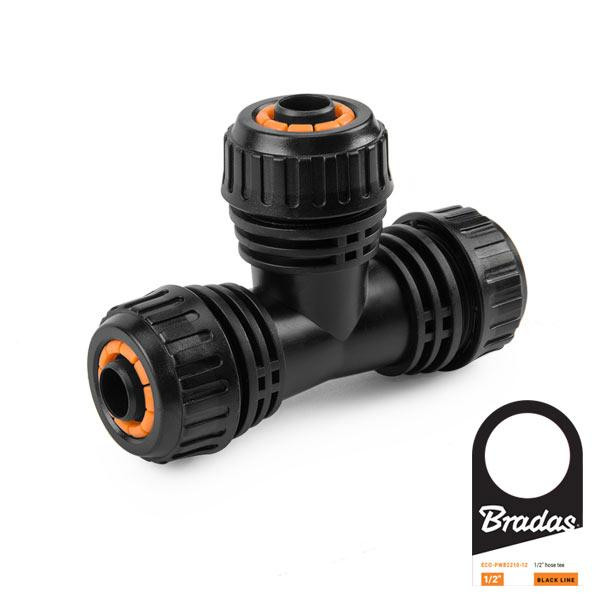 Трійник для підключення шланга 1/2", BLACK LINE, ECO-PWB2210-12 Київ - фото 1