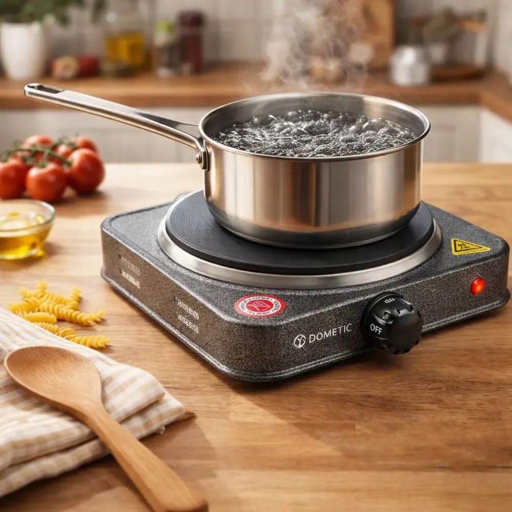 Плита электрическая дисковая Domotec MS-5811 настольная на 1 конфорку 1500W Коломыя - изображение 1