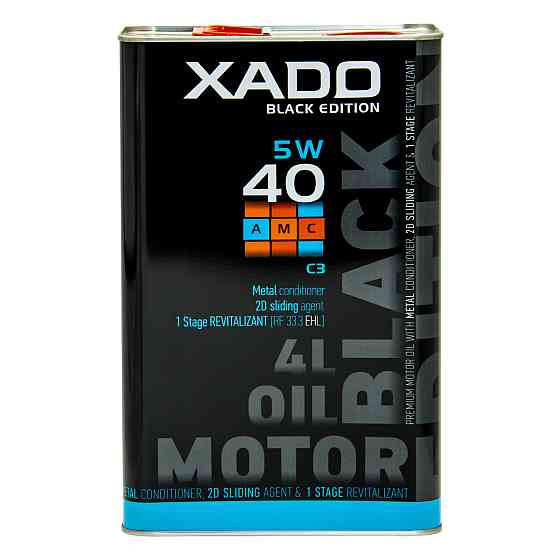 Моторное масло Xado Atomic Oil AMC Black Edition 5W-40 4л Львов