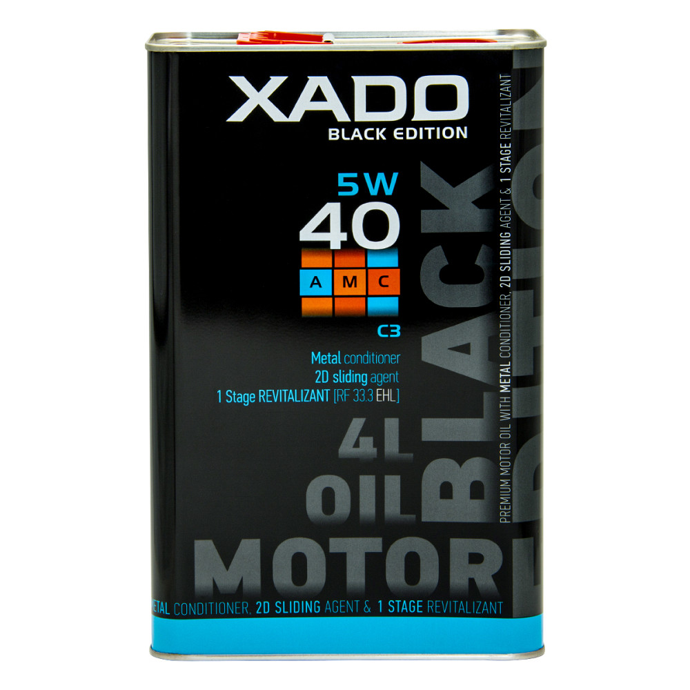 Моторное масло Xado Atomic Oil AMC Black Edition 5W-40 4л Львов - изображение 1
