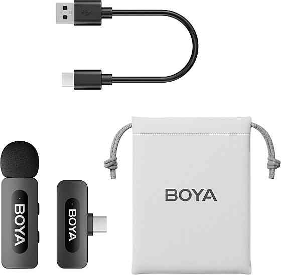 Мікрофон BOYA BY-V10 Type-C Black ( 11023 ) Харків