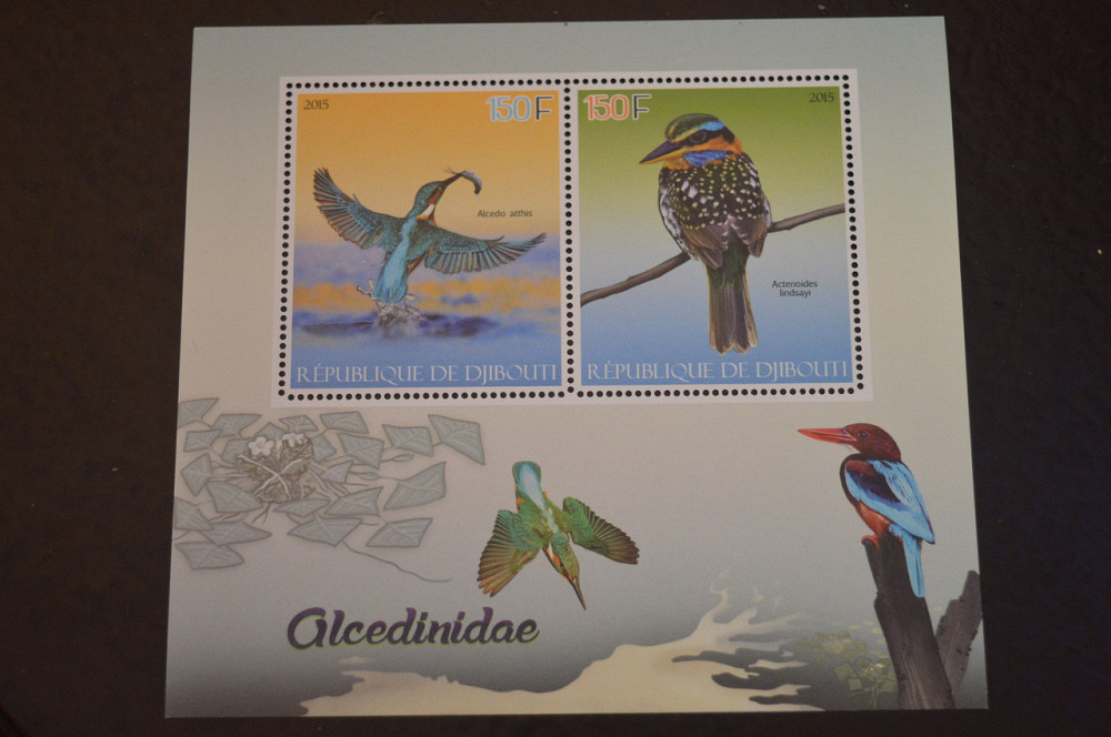 Джибути. Фауна. Блок. 2015 год (В-6) Полтава - изображение 1