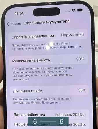 Айфон iPhone 15 Pro Black Киев