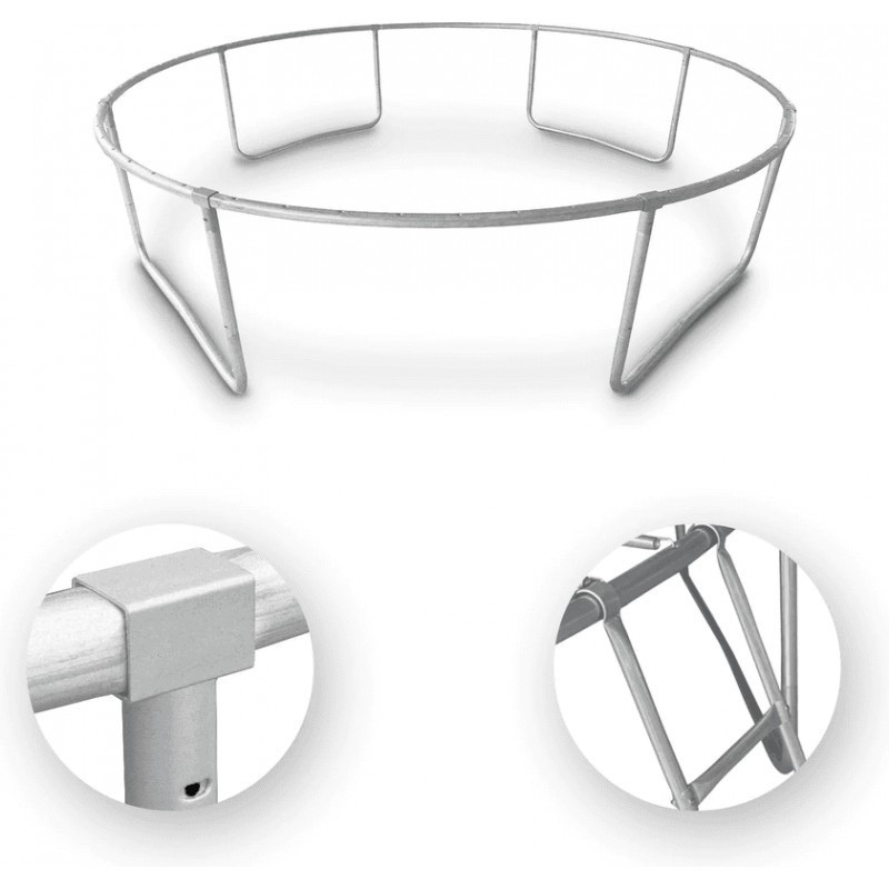 Батут OUTTEC Pumpkin з внутрішньою сіткою 12 футів 366 см чорний Київ - фото 2