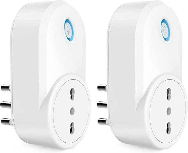 Набір 4 Смарт WiFi Розетки Maxcio 16A З Моніторингом Енергії, Alexa, Google Home, Smart Life (Італійська Вилка Type L) Київ - фото 2