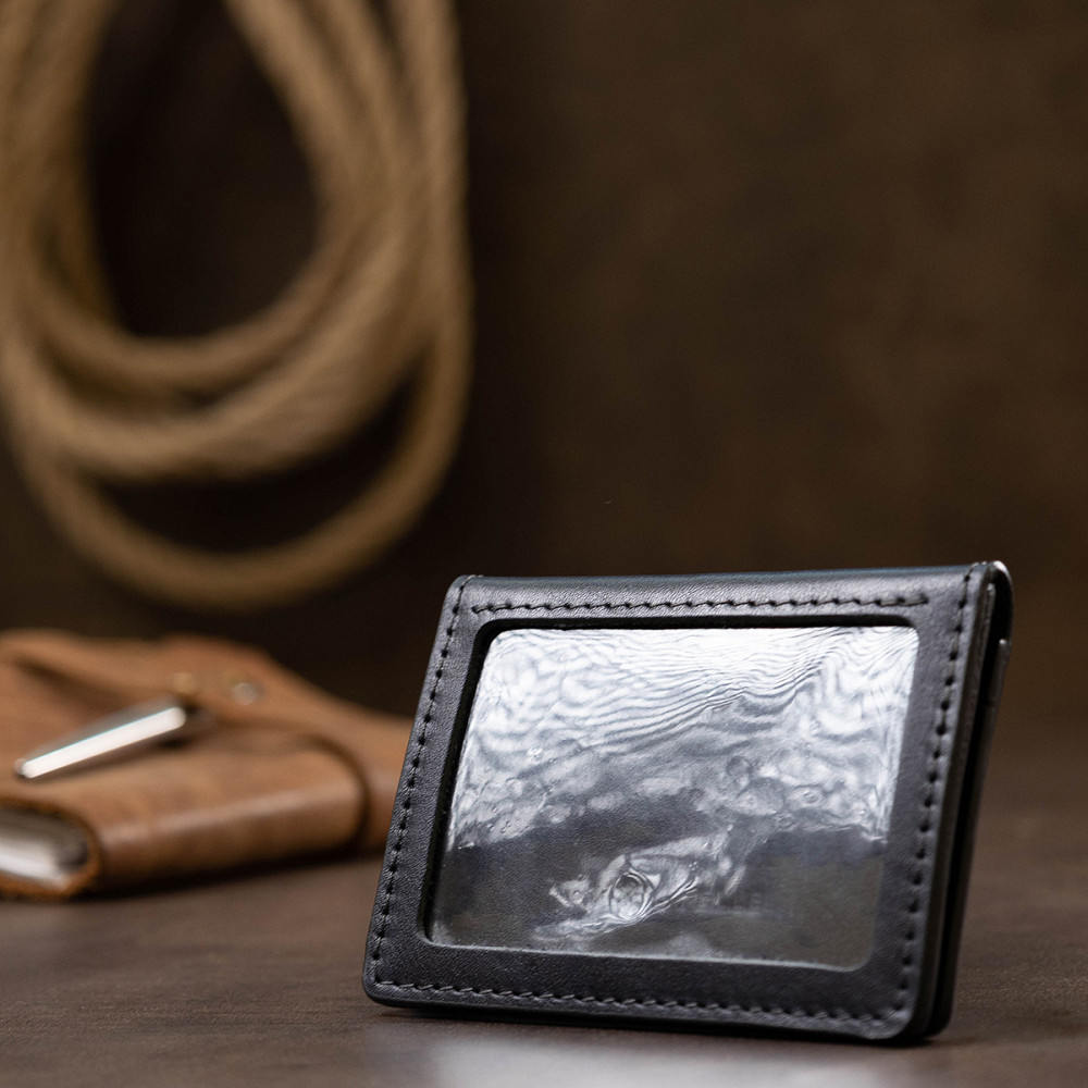 Шкіряна обкладинка для прав GRANDE PELLE 11536 Синій Київ - фото 3