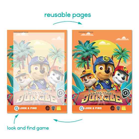 Водні розмальовки "Джунглі. Щенячий патруль" 200630, 8 сторінок Вінниця