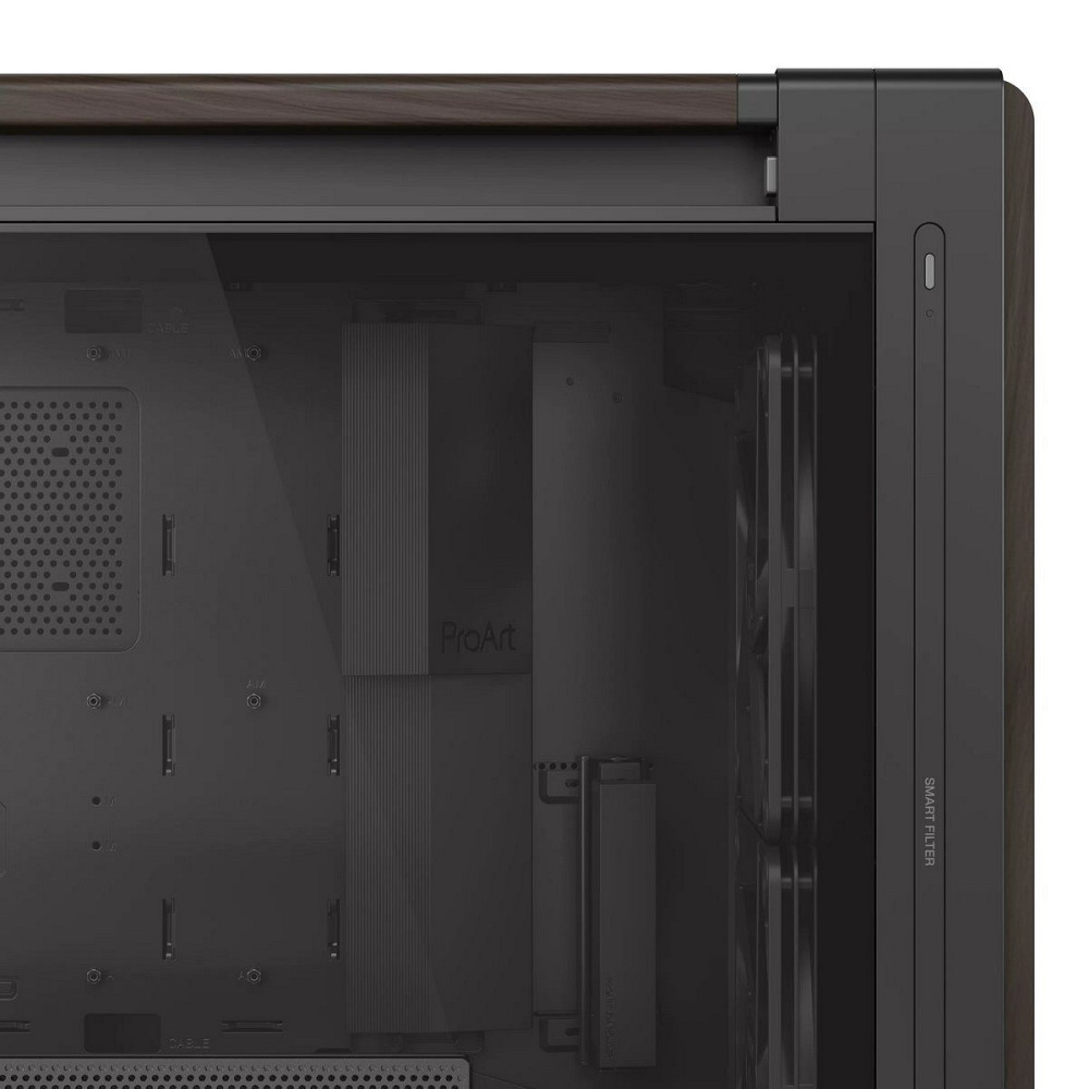 Корпус Asus ProArt PA602 Walnut Wood Tempered Glass Modern Black (90DC00J0-B09030) ( 10098 ) Харьков - изображение 11