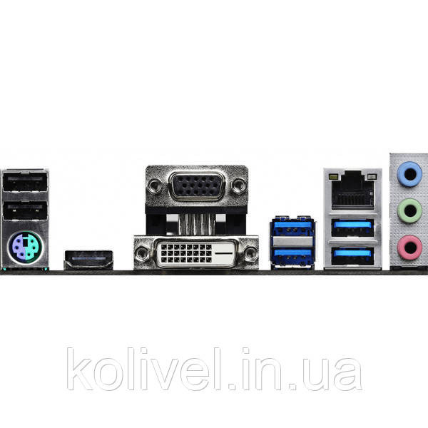 ASRock B550M-HDV (AM4/B550, 2*DDR4, PCIex16, DVI/HDMI/VGA, 4xSATAІІІ, M.2, GLan, 7.1ch, mATX) (B550M-HDV) Київ - фото 4