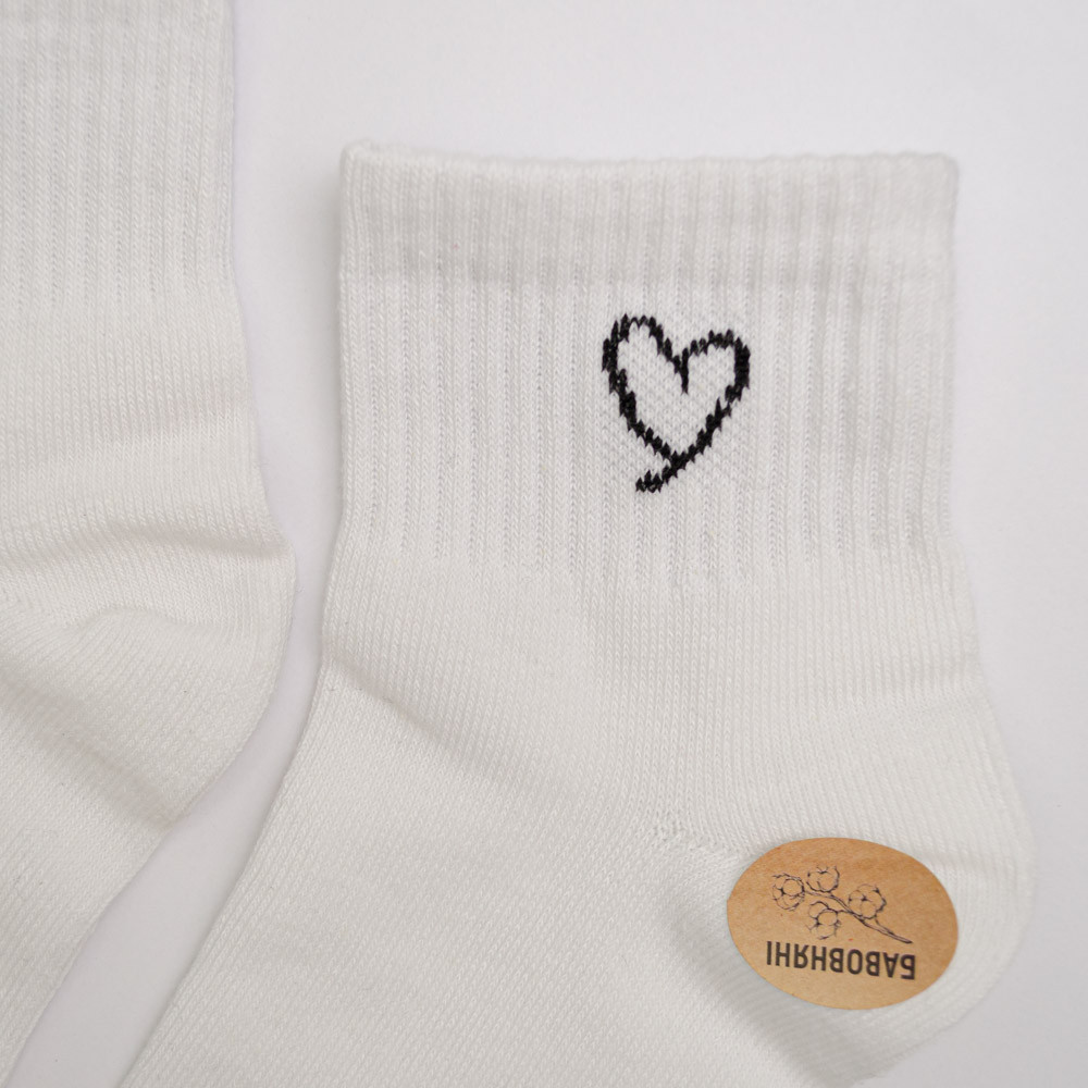 Набор носков мужских хлопковых 10 пар Youstar 053 Низкие 41-47 Белый Сумы - изображение 7