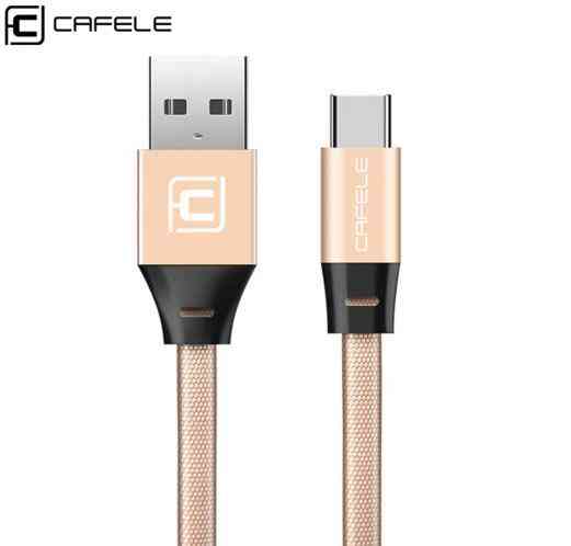 Type-C кабель Cafele 30 см Gold Київ