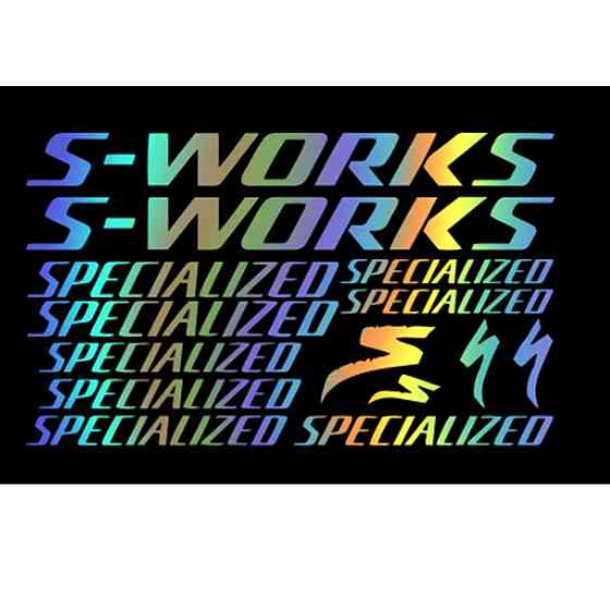 Наклейки на раму велосипеда S-WORKSpecialized FGT-009 Бровари
