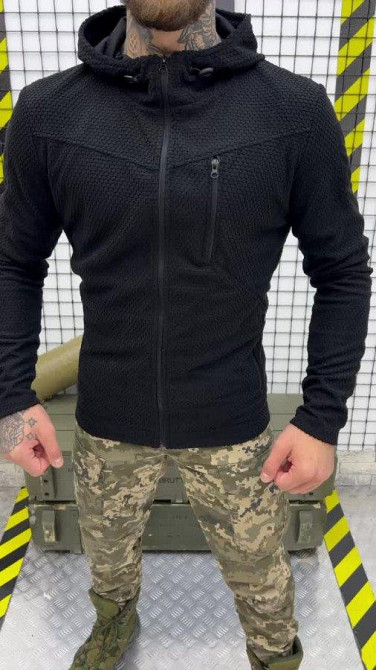 Тактична флісування honeycomb black ВТ0443 Одеса - фото 8