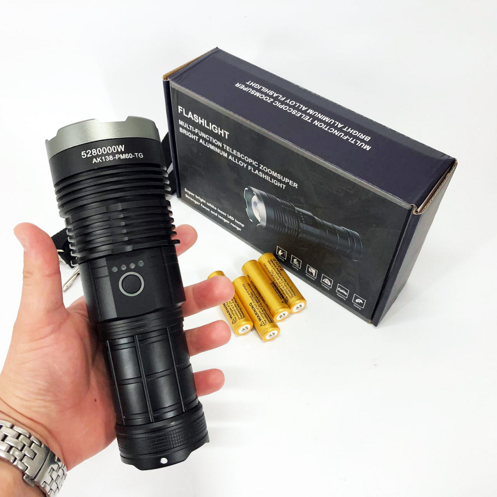 Професійний тактичний ліхтарик Police AK138, Ліхтар для домашніх потреб, Ліхтар вуличний ручний OW-59 Львів - фото 17