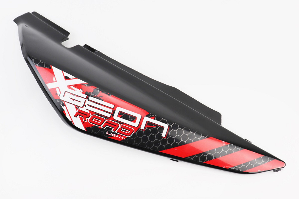 X-Road Light 200-250 пластик - задній бічний правий, ЧОРНИЙ з червоним малюнком Київ - фото 1