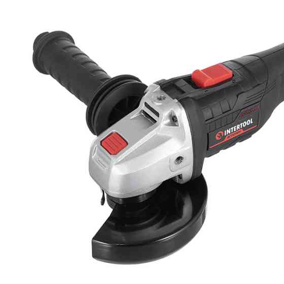 Шліфмашина кутова INTERTOOL WT-9366, 20 В, 125 мм, 10000 об/хв, без ЗП та АКБ - з безщітковим двигуном Львів