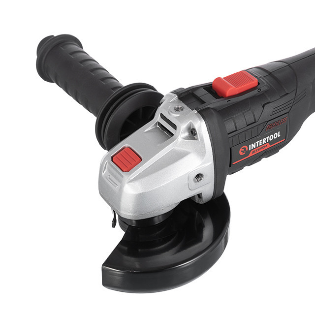Шліфмашина кутова INTERTOOL WT-9366, 20 В, 125 мм, 10000 об/хв, без ЗП та АКБ - з безщітковим двигуном Львів - фото 2