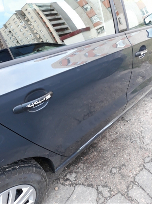 Наклейки на ручки Wrc Чорна , Біла світловідбиваюча Київ - фото 2