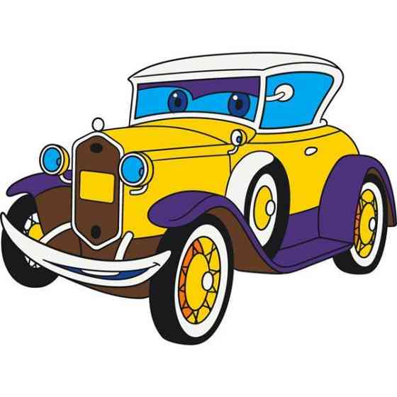 Дитяча розмальовка ArtCraft Ретро автівка 25х30 см (15068-AC) Харьков