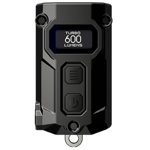 Ліхтар брелок Nitecore TINI 3 2xNiteLab UHE LED 600 лм USB-C (5 режимів) Чорний Вінниця
