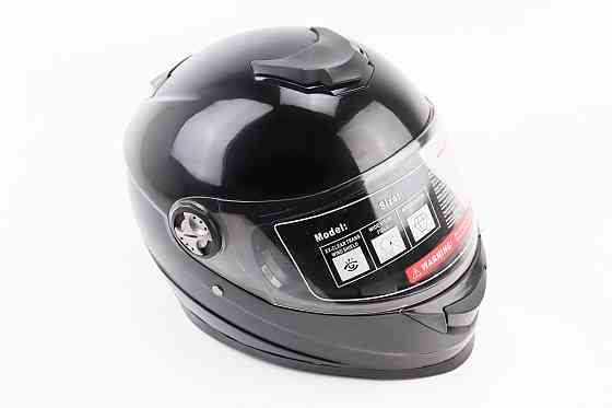 Шолом інтеграл, закритий BLD-М65 S (55-56см), ЧОРНИЙ глянець Киев