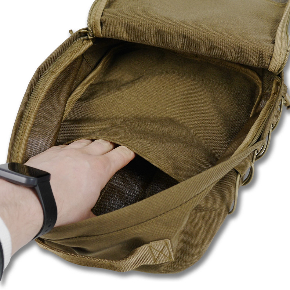 Штурмовий рюкзак швидкоз'ємний 10л. кордура койот. Тактичні рюкзаки. Рюкзаки тактичні, рюкзак штурмовий Київ - фото 5