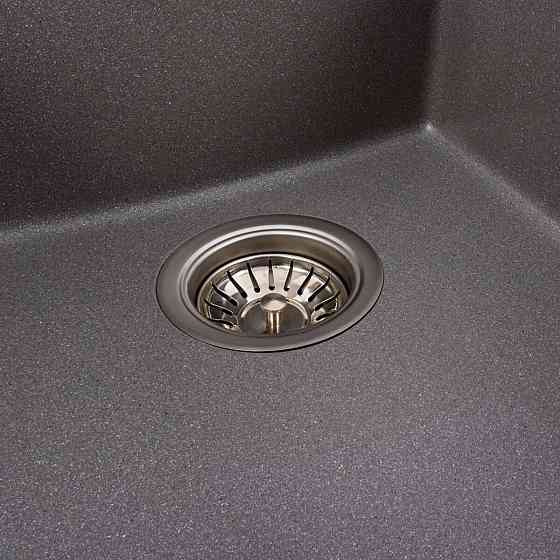 Гранітна мийка для кухні VALESO ROXY 3744 матова Сірий мусон Коломыя