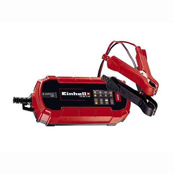 Зарядний пристрій автомобільних акумуляторів Einhell CE-BC 2M (1002215) з інтелектуальним зарядом Київ