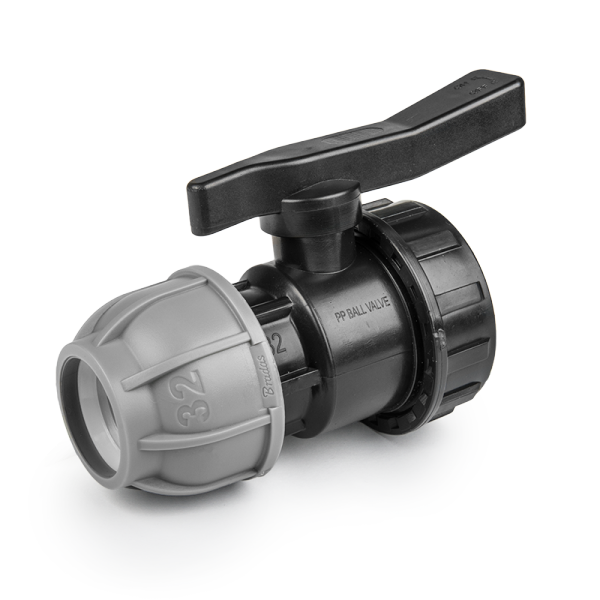 Кран для труб PE, 32 мм, PN10, з внутрішньою різзю 1", DSRA10V32F1 Київ - фото 1