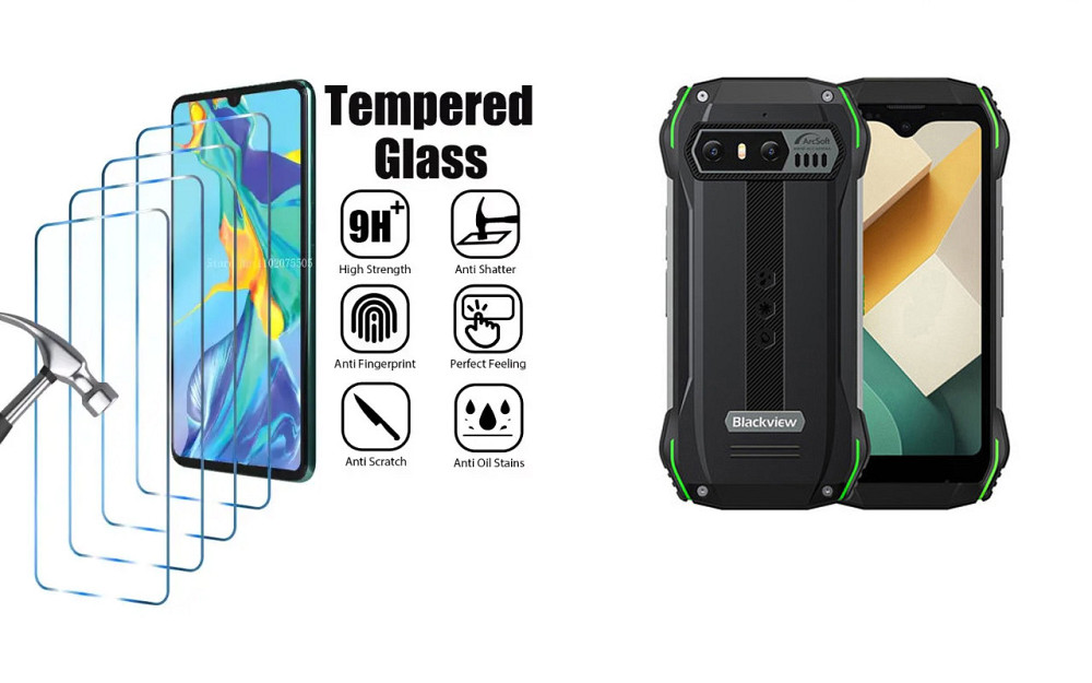 Защитное стекло ArmorGlass для Blackview N6000, N6000 SE – устойчивое к царапинам и ударам Киев - изображение 1