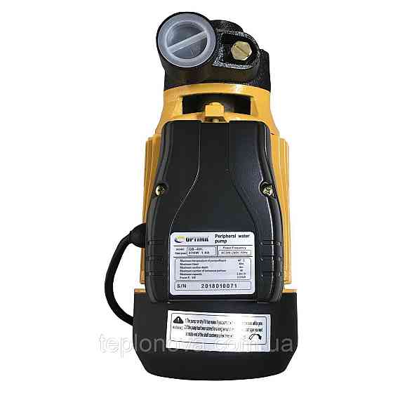 Насос вихревой Optima QB-60 L 0,37кВт Черновцы